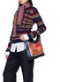 Figure View - Click To Enlarge - DRIES VAN NOTEN - Medium Scarf Print Shoulder Bag