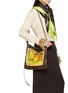 Figure View - Click To Enlarge - DRIES VAN NOTEN - Medium Scarf Print Shoulder Bag