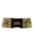 Detail View - Click To Enlarge - DRIES VAN NOTEN - Floral Jacquard Low-Waist Structured Belt