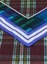 Detail View - Click To Enlarge - DRIES VAN NOTEN - Large Twin Plaid Print Pareos Scarf