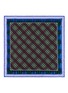 DRIES VAN NOTEN Large Twin Plaid Print Pareos Scarf