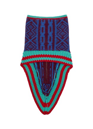Detail View - Click To Enlarge - DRIES VAN NOTEN - Wool Zip Turtleneck Collar