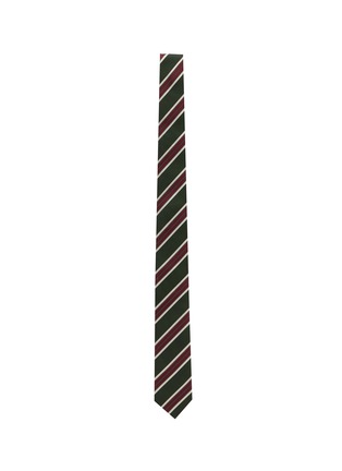 Figure View - Click To Enlarge - DRIES VAN NOTEN - Diagonal Repp Stripe Classic Tie
