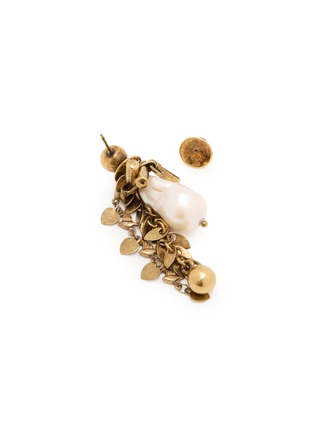 Detail View - Click To Enlarge - DRIES VAN NOTEN - Ornate Pearl Pendant Earrings