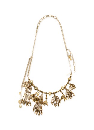 Detail View - Click To Enlarge - DRIES VAN NOTEN - Embellished Tassel Charm Necklace