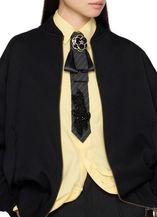 Figure View - Click To Enlarge - MINIME PARIS - Rose Tie Necklace