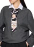Figure View - Click To Enlarge - MINIME PARIS - Power Rose Tie Necklace