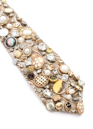 Detail View - Click To Enlarge - MINIME PARIS - Button Tie Necklace