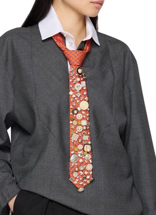 Figure View - Click To Enlarge - MINIME PARIS - Embellished Tie Necklace