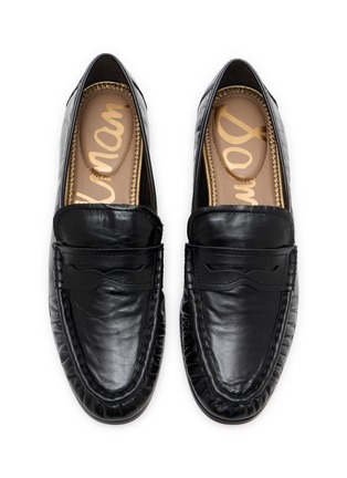 Detail View - Click To Enlarge - SAM EDELMAN - Lizbeth Leather Loafers