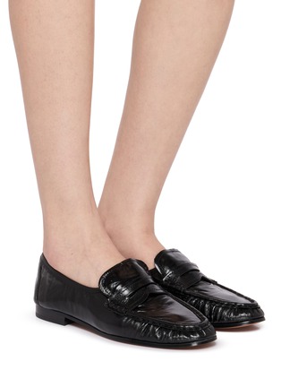Figure View - Click To Enlarge - SAM EDELMAN - Lizbeth Leather Loafers