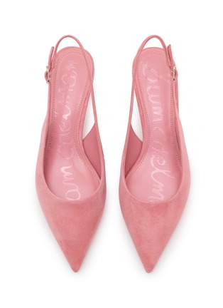 Detail View - Click To Enlarge - SAM EDELMAN - Finch 35 Suede Slingback Pumps