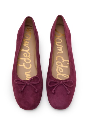 Detail View - Click To Enlarge - SAM EDELMAN - Allie Suede Ballerina Flats