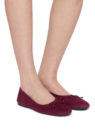 Figure View - Click To Enlarge - SAM EDELMAN - Allie Suede Ballerina Flats