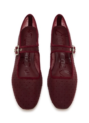 Detail View - Click To Enlarge - SAM EDELMAN - Michaela Mesh Mary Jane Flats