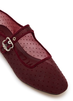 Detail View - Click To Enlarge - SAM EDELMAN - Michaela Mesh Mary Jane Flats