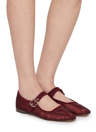 Figure View - Click To Enlarge - SAM EDELMAN - Michaela Mesh Mary Jane Flats