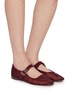 Figure View - Click To Enlarge - SAM EDELMAN - Michaela Mesh Mary Jane Flats