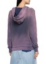 Back View - Click To Enlarge - MAISON MARGIELA - Faded Effect Raglan Sleeve Hoodie