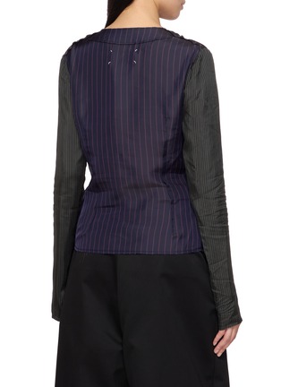 Back View - Click To Enlarge - MAISON MARGIELA - Lining Patchword Top