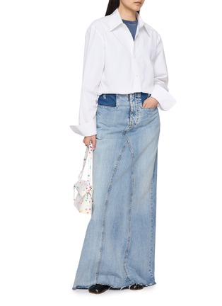 Figure View - Click To Enlarge - MAISON MARGIELA - Long Sleeve Cotton Shirt