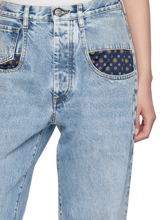  - MAISON MARGIELA - Boyfriend Paisley Panel Denim Jeans