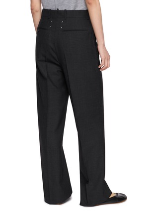 Back View - Click To Enlarge - MAISON MARGIELA - Tailored Wool Trousers