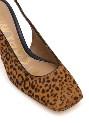Detail View - Click To Enlarge - SAM EDELMAN - Lucille 65 Leopard Slingback Pumps