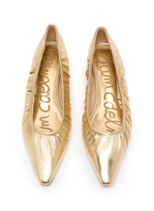 Detail View - Click To Enlarge - SAM EDELMAN - Essex Leather Skimmer Flats