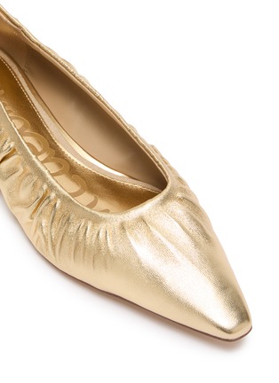 Detail View - Click To Enlarge - SAM EDELMAN - Essex Leather Skimmer Flats