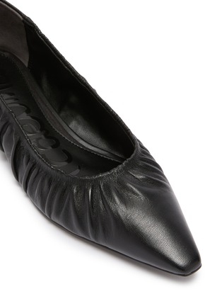 Detail View - Click To Enlarge - SAM EDELMAN - Essex Leather Skimmer Flats