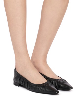 Figure View - Click To Enlarge - SAM EDELMAN - Essex Leather Skimmer Flats