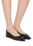 Figure View - Click To Enlarge - SAM EDELMAN - Essex Leather Skimmer Flats