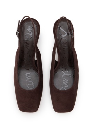 Detail View - Click To Enlarge - SAM EDELMAN - Lucille 65 Suede Slingback Pumps