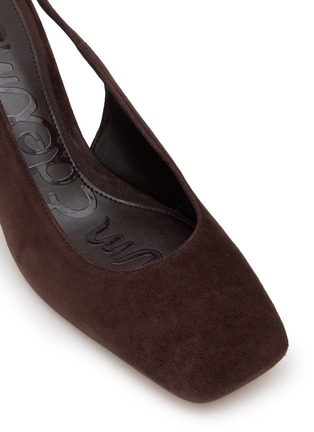 Detail View - Click To Enlarge - SAM EDELMAN - Lucille 65 Suede Slingback Pumps