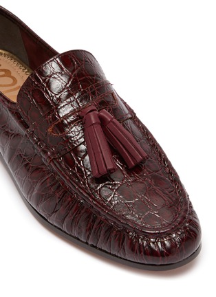 Detail View - Click To Enlarge - SAM EDELMAN - Lana Leather Loafers