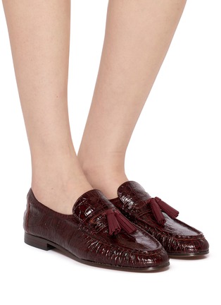 Figure View - Click To Enlarge - SAM EDELMAN - Lana Leather Loafers