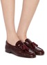 Figure View - Click To Enlarge - SAM EDELMAN - Lana Leather Loafers