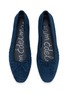 Detail View - Click To Enlarge - SAM EDELMAN - Ruthie Woven Suede Ballerina Flats