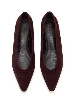 Detail View - Click To Enlarge - SAM EDELMAN - Emory Suede Ballerina Flats