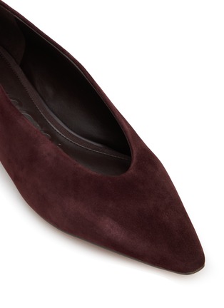 Detail View - Click To Enlarge - SAM EDELMAN - Emory Suede Ballerina Flats