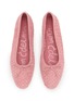 Detail View - Click To Enlarge - SAM EDELMAN - Ruthie Woven Suede Ballerina Flats