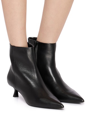 Figure View - Click To Enlarge - SAM EDELMAN - 45 Pyla Leather Ankle Boots