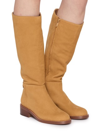 Figure View - Click To Enlarge - SAM EDELMAN - Milla 30 Tall Nubuck Leather Boots