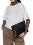 Front View - Click To Enlarge - MAISON MARGIELA - SAC Soft Leather Pouch Bag