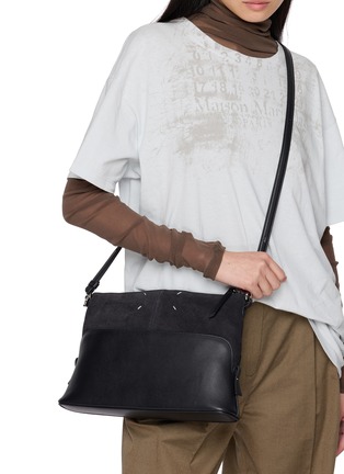 Figure View - Click To Enlarge - MAISON MARGIELA - SAC Soft Leather Pouch Bag