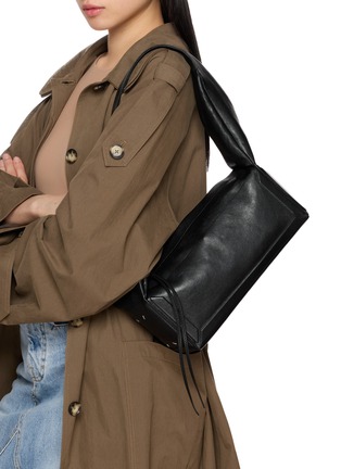 Figure View - Click To Enlarge - MAISON MARGIELA - Medium East West Leather Box Shoulder Bags