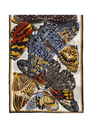 Detail View - Click To Enlarge - INOUI EDITIONS - Papillons Wool Scarf