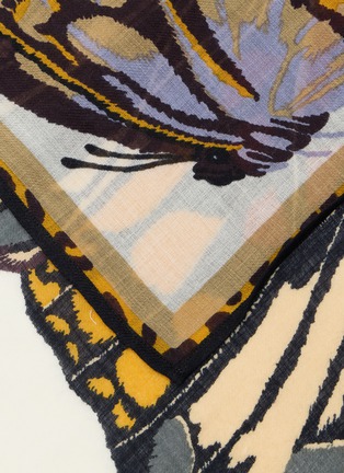 Detail View - Click To Enlarge - INOUI EDITIONS - Papillons Wool Scarf