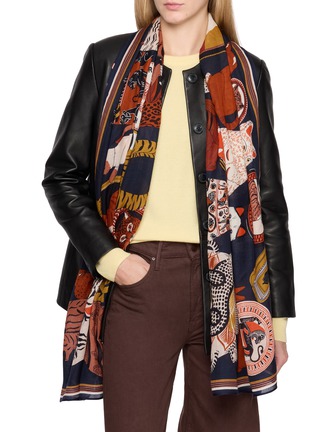 Figure View - Click To Enlarge - INOUI EDITIONS - Collectionneur Wool Scarf